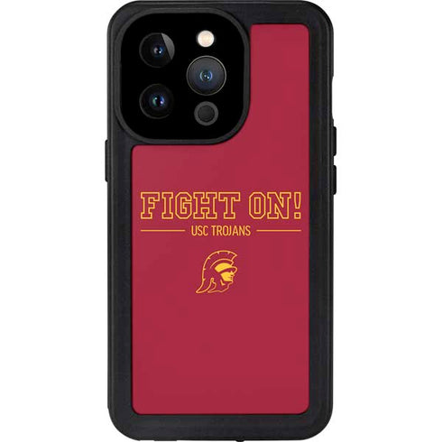 University of Southern California Fight On iPhone 15 Pro Waterproof Case